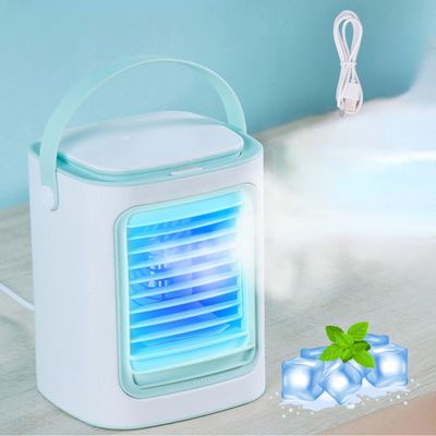 Mini Air Conditioner, Portable Ac,Portable Air Conditioners, Desktop USB Air Conditioning Fan 3 Gear Speed Control Household Mini Small Cooler