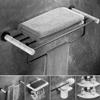 dcIustfHE Light Natural Marble Towel Rack, Bathroom Towel Rails Set Wall Mounted, Toilet Paper Holder, Towel Holder, Towel Bar/Toilet Brush view 2