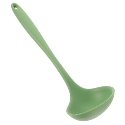 iplusmile Silicone Soup Ladle Large Serving Spoon for Kitchen and Restaurant Use Non-stick and Easy to Clean for Soup Porridge and More