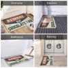 Dsoluuing Front Door Mat Outdoor Funny Beware of Chocolate Lab Rug Bath Rugs for Bathroom Non Slip Outdoor Fall Rug (Size : 65X90CM) view 2