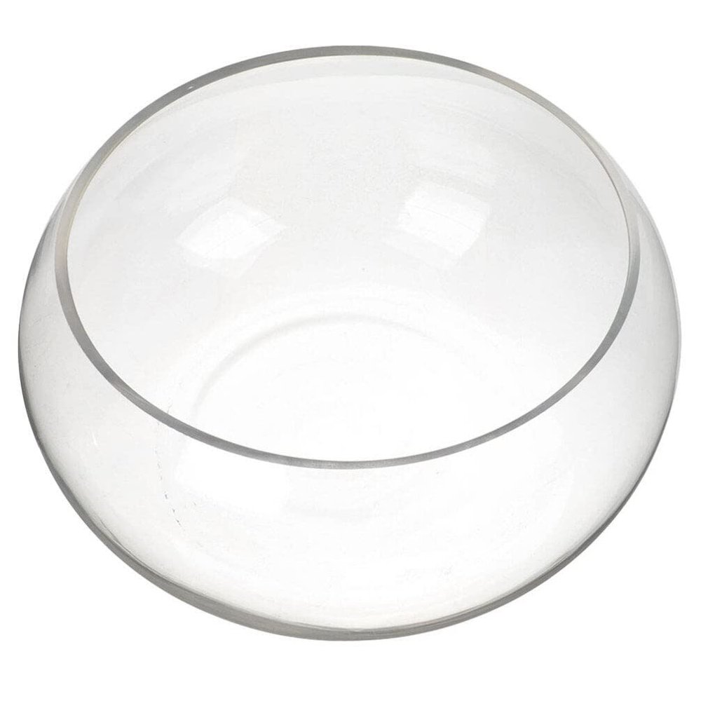 IMIKEYA Glass Bubble Bowl Bowl Glass Vase Clear Bubble Planter Terrarium Fish Bowl Wide Mouth Flower Vase Hydroponic Planter Candy Dish Fruit Jar for Wedding Home Decor 15cm