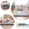 Double Sleeping Mattress for Floor,Foldable Futon Mattress,Japanese Floor Mattress Thick Soft Bed Pad with Removable/Washable Cover,Gray,Full/120x200cm view 2