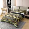 100% Cotton Horse Duvet Cover Queen Texas Star Bedding Set Aztec American Southwestern Bull Skull Comforter Cover Green Blue Abstract Geometric Native Tribal Room Decor Quilt Cover for Teens view 3