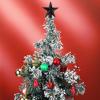 Hanaive Valentines Tree Topper Mini Star Small Treetop for Christmas Tree Star Ornaments Decorative for Home Xmas Holiday Party(Black,2.36 Inch,Glitter) view 3
