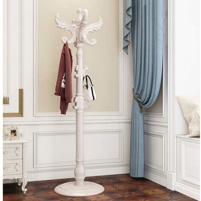 Coat Rack Coat Tree Hall tree Coat Hanger Stand European Style Floor Standing Hat Coat Scarf Stand Hanger with Hooks, Wooden Coat Rack Stand, Coat Rack for Clothes, Suits, Scarves, Handbags, Umbrella