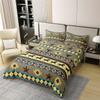 100% Cotton Horse Duvet Cover King Texas Star Bedding Set Aztec American Southwestern Bull Skull Comforter Cover Green Blue Abstract Geometric Native Tribal Room Decor Quilt Cover for Teens view 2