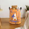 Custom Beautiful Blue Butterfly Letter Laundry Hamper Personalized Laundry Basket with Name Storage Basket with Handle for Bathroom Living Room Bedroom view 3