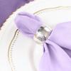 20 pcs 17-Inch Lavender Polyester Luncheon Napkins - for Wedding Party Reception Events Restaurant Kitchen Home view 4