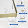 WEER Gold Bathroom Mirror, 72X36 Inch Brushed Gold Metal Frame Mirror, Rounded Rectangle Gold Bathroom Vanity Mirror for Wall, Tempered Glass, Anti-Rust, Hangs Horizontally or Vertically view 3