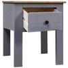 Bedside Cabinet Gray,Modern Bedside Table with Drawers Bedside Furniture Wooden Furniture Suitable for Bedroom, Dormitory, Living Room, Hallway, Office, etc 18.1"x15.7"x22.4" Pine Panama Range view 3