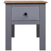 Bedside Cabinet Gray,Modern Bedside Table with Drawers Bedside Furniture Wooden Furniture Suitable for Bedroom, Dormitory, Living Room, Hallway, Office, etc 18.1"x15.7"x22.4" Pine Panama Range view 4
