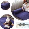 Japanese Floor Mattress Extra Thick Double,Japaneese Futon Foldable Single Mattress,Roll Up Mattress,Sleeping Pad with Removable Cover,Floor Lounger Guest Bed,Blue,200x220cm/79x86 view 3