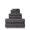 CLENEA Organic Cotton 6 Piece Bath Towel Set, Blue (Color : Charcoal) view 1