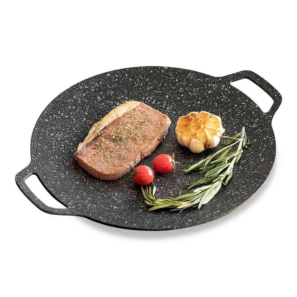 Korean BBQ Grill Pan, Korean Grill Pan with Nonstick