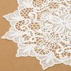 8 Pieces Doilies 6 Inch Crochet Round Lace Doily Handmade Placemats Crocheted Coasters, White Larkspur view 3