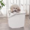RUIAN Dog Food Storage Container 20Lb, Airtight Pet Food Storage Bin with Locking Lid, Wheels, Measuring Cup & Scoop, Large 10kg Capacity Dry Food Dispenser for Freshness, Easy Mobility and Feeding view 2