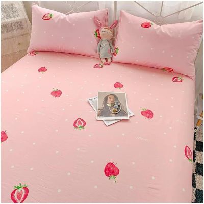 100% Cotton Sheets for Queen Size Bed,Soft & Comfortable Fabric Bedding,Extra Deep Pocket Up to 8 in(20cm) (Color : I, Size : 150cmx200cm) (Color : C, Size : 120cmx200cm)