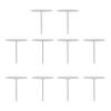 Housoutil 2sets Flower Nail Bases Cake Decor Flower Making Tools Baking Supplies Kitchen Core 10pcs*2 view 1
