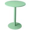 Fodalob Matte Finish Round Sofa Side Table, Metal Iron End Table for Office, Bedside Tables, Living Room Tables, Coffee Nightstand Furniture (Color : Green, Size : Dia 48cm(18.8")) view 1