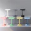 Fodalob Matte Finish Round Sofa Side Table, Metal Iron End Table for Office, Bedside Tables, Living Room Tables, Coffee Nightstand Furniture (Color : Green, Size : Dia 48cm(18.8")) view 2