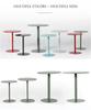 Fodalob Matte Finish Round Sofa Side Table, Metal Iron End Table for Office, Bedside Tables, Living Room Tables, Coffee Nightstand Furniture (Color : Green, Size : Dia 48cm(18.8")) view 4