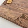Personalized Cutting Board, Custom Cutting Board, Camping Cutting Board, Campfire Cutting Board, Camping Life, RoadTrip, Summer Vacation 120 (Maple, 12" x 8") view 2