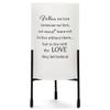 Cottage Garden HGC81W Live with The Love Left Behind Frosted White Glass 8 x 4 Inch Hurricane Candle Holder view 1
