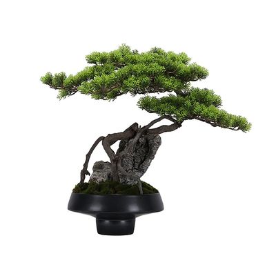 Artificial Trees Artificial Bonsai Welcome Songya Baigen Bouldering Bonsai Ornaments Porch Hotel Welcome Green Plants Ornaments Office Decoration Simulated Pine