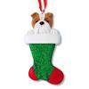 3D Bulldog Stocking Christmas Ornament 2025 - Personalized Bulldog Stocking Ornaments for Christmas Tree Puppy Treat Custom Dog Ornaments for Xmas Tree Unique Xmas Gifts for Dogs Gifts for Dog Lovers view 2