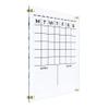 Acrylic Monthly and Weekly Wall Calendar - Personalized Dry Erase Board, Vertical Wall Calendar, Monthly and Weekly Calendar, Housewarming Gift, Goals, To Do (28"x40", Extra Package) view 1