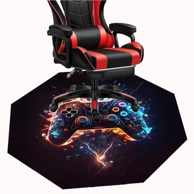 MAxba Office Gaming Chair Mat for Carpet Octagonal Anti-Slip Computer Chair Desk Chair Mat for Carpeted Floors for Home Office Gaming Room (Color : 2, Size : 160cm)