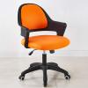 Mlaea TV Station Lounge Laboratory Chair, Desk Task Dining Chair with Rolling Wheels, Gaming Club Bar Chair, 59 * 58 * 84CM(Color:Orange) view 3