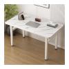 FIONEL PC Desk Foldable PC Table Simple Dining Table Home Bedroom Desk Simple and Modern Student Writing Desk Rent A Small Table Fashion Art PC Table Office Desks (Color : 03, Size : 120 * 40 * 74cm) view 1