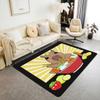 Capybara Area Rug 5x7 Kids Kawaii Animal Living Room Rugs for Boys Girls Ramen Food Theme Decorative Carpet Cartoon Indoor Floor Mat Cute Accent Rug view 1