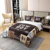 100% Cotton Western Cowboy Comforter Cover Riding Horse Full Bedding Sets for Boys Men,Tribal Arrow Wild West Desert Duvet Cover Rustic Country Room Decor Cowboy Boots Grids Bed Set with Zipper view 2