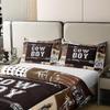 100% Cotton Western Cowboy Comforter Cover Riding Horse Full Bedding Sets for Boys Men,Tribal Arrow Wild West Desert Duvet Cover Rustic Country Room Decor Cowboy Boots Grids Bed Set with Zipper view 4