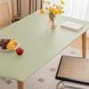 Cozomiz Waterproof PU Leather Rectangular Tablecloth Elastic Edged Tablecloth Wipeable Table Cloth Table Cover for Outdoor, Patio, Kitchen and Dining Room 31" x 50" Inches Green view 1