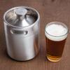 1pcs Stainless Steel 2L 3.6L 4L 5L Mini Keg Beer Growler Food Grade Beer Keg Steel Best Choice For Home Brewing Keg (Size : 2L 13.5x17.5cm) view 2