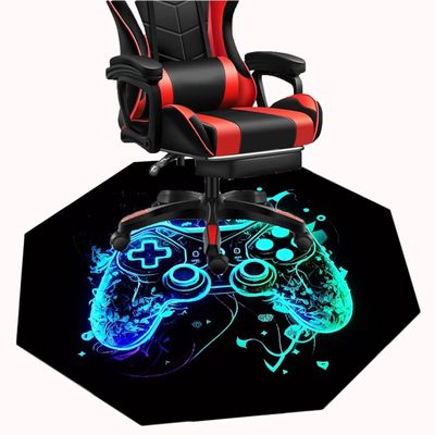 MAxba Office Gaming Chair Mat for Carpet Octagonal Anti-Slip Computer Chair Desk Chair Mat for Carpeted Floors for Home Office Gaming Room (Color : 1, Size : 160cm)