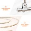 Alipis Dryer Rack Spiral Sheet Dryer Hanger Quilt Blanket Drying Rack Metal Spiral Hanger 360 Rotatable Hook for Easy Use view 3