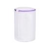 uxcell Shoes Washing Bag, 7.9 x 11.8 Inch Cylinder Mesh Laundry Bags for Washing Machine Wash Sneakers, Slippers, Delicate, Underwear, White/Purple view 3