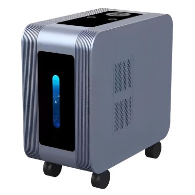 Aniwini Hydrogen Inhaler with Universal Wheels, 1200(800 H+400 O) ml/min, 99.992% High Purity, PEM Ionizer Hydrogen Water Generator, for Boost Energy & Relaxation