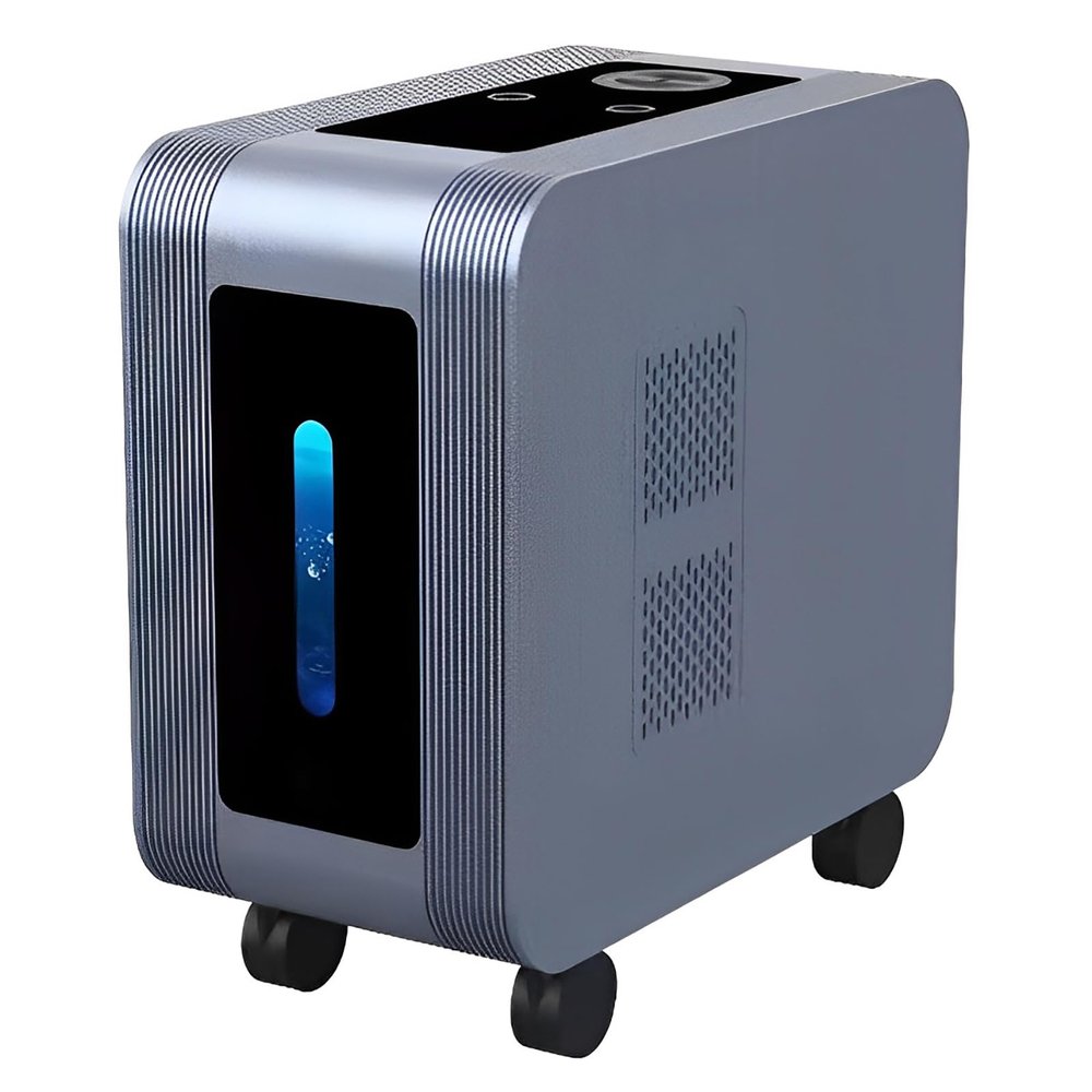Aniwini Hydrogen Inhaler with Universal Wheels, 1200(800 H+400 O) ml/min, 99.992% High Purity, PEM Ionizer Hydrogen Water Generator, for Boost Energy & Relaxation