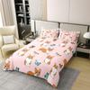 Cute Corgi 100% Cotton Duvet Cover Queen for Girls Kawaii Dog Bedding Set, Cartoon Puppy Pugs Comforter Cover with Zipper Closure Pet Themed Bed Sets, Animal Bedding for Boys Kids Teens Bedroom view 2