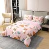 Cute Corgi 100% Cotton Duvet Cover Queen for Girls Kawaii Dog Bedding Set, Cartoon Puppy Pugs Comforter Cover with Zipper Closure Pet Themed Bed Sets, Animal Bedding for Boys Kids Teens Bedroom view 3