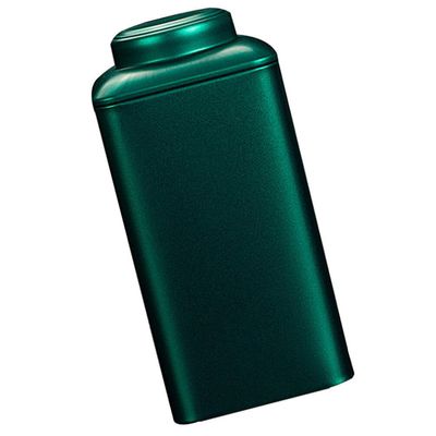 Hemoton Unique Iron Tea Canister for Loose Tea Airtight Storage Jar Sandblasted Design for Home Organization and Travel