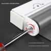 100% blackout shades,thermal insulation roller blinds for windows,privacy protection roll up shades,waterproof/UV protection,pull-down cordless curtain,(90*200cm,light grey),WH-55180cm/21.7*71in view 3