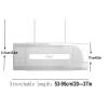 MKYOKO Air Conditioner Deflector, Wall Air Conditioner Windshield, Air Conditioner Vent Deflector, Helps Cooling/Heating Air Circulation Anti Direct Blowing (Size : Two) view 2