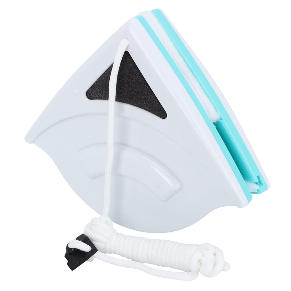 HUAOSN Magnetic Window Cleaner, Double Sided Glass Wiper with Safety Rope for Efficient and Safe Glass Cleaning