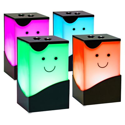 ZOCI VOCI Telepathy Friendship Lamps | Send Color Messages Live - No Subscription Long Distance Lamps, Wi-fi Enabled Touch Lights | Long Distance Relationship Gifts (Light Only, Set of 4)